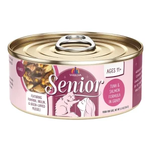 Weruva Cat Senior Tuna & Salmon Formula in Gravy, 5.5 oz each, Case of 8