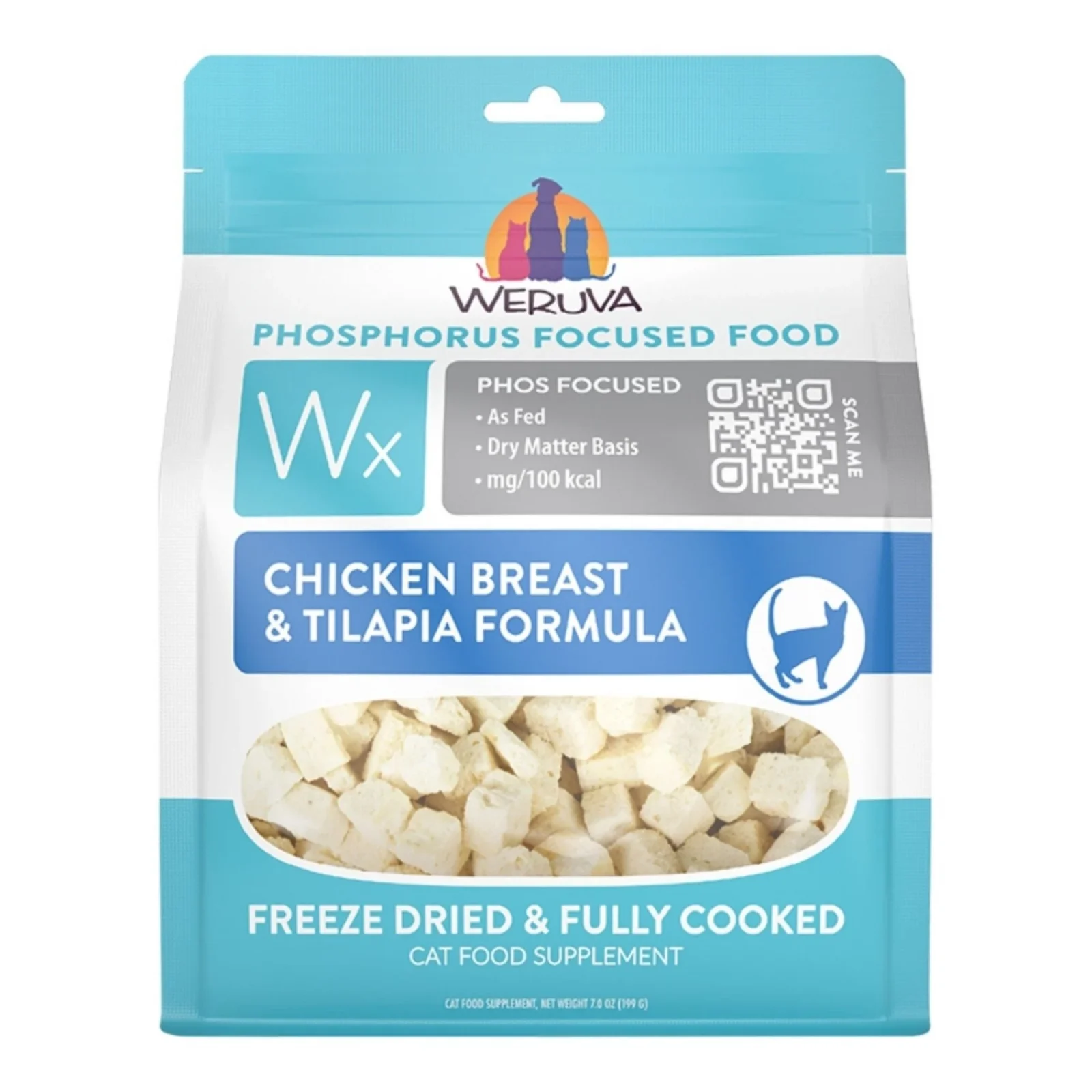 Weruva Cat Wx Freeze-Dried Chicken Breast & Tilapia, 7 oz