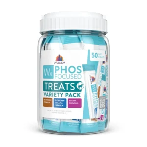 Weruva Cat Wx Phos Focused Lickable Cat Treat Variety Pack, 0.5 oz each, Case of 50