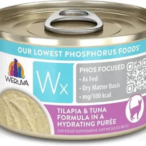 Weruva Cat Wx Tilapia & Tuna Puree 3oz. (Case of 12)