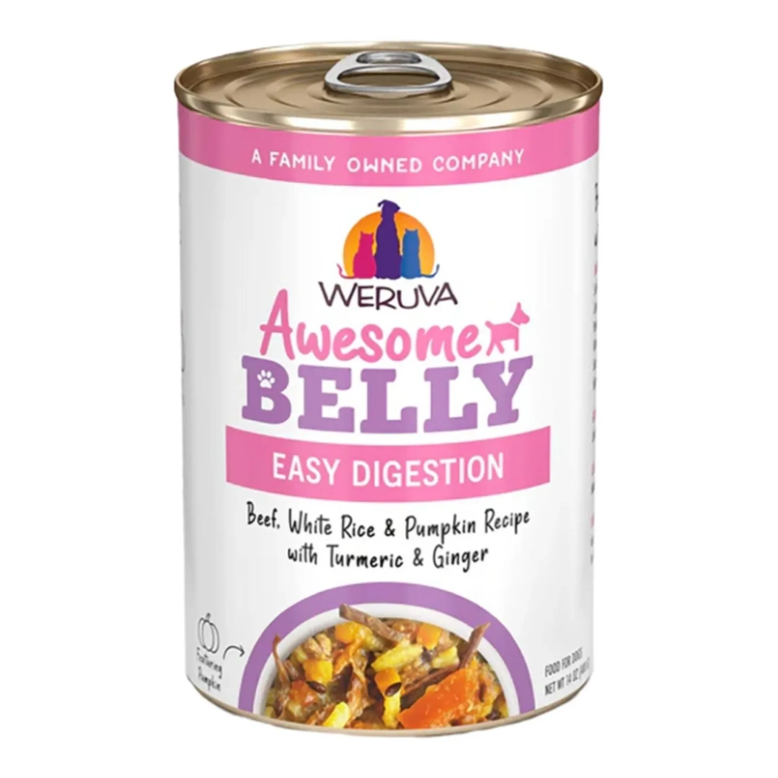 Weruva Dog Belly Beef & Rice 14 oz. 10 ct