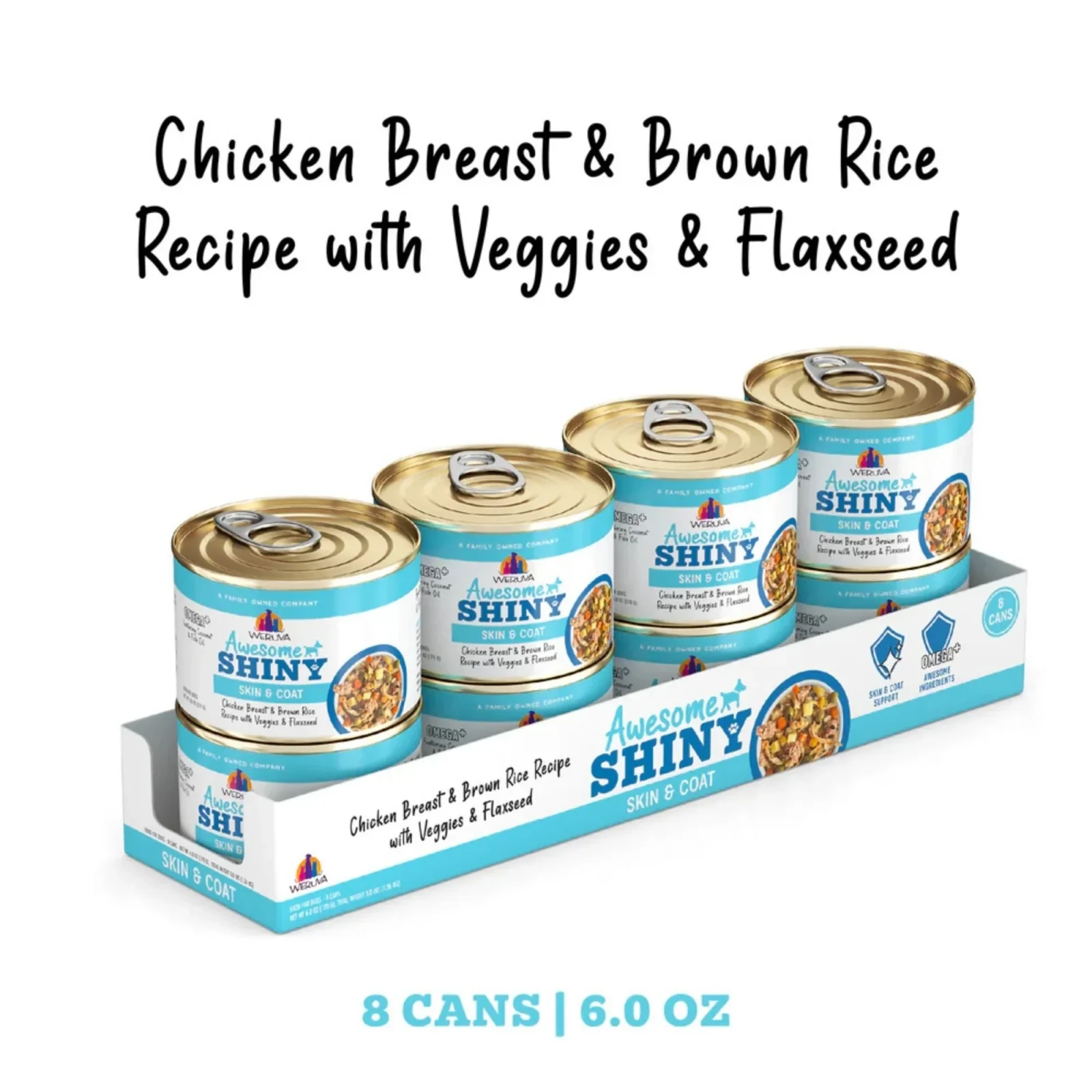Weruva Dog Shiny Chicken & Veggie, 6 oz, Case of 8 - Image 2