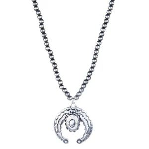 West And Company Dainty Faux Navajo Pearl Necklace