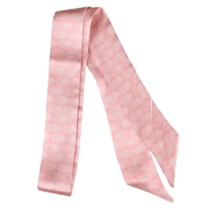 West And Company Dusty Rose Pink Horseshoe & Wildflower Twilly