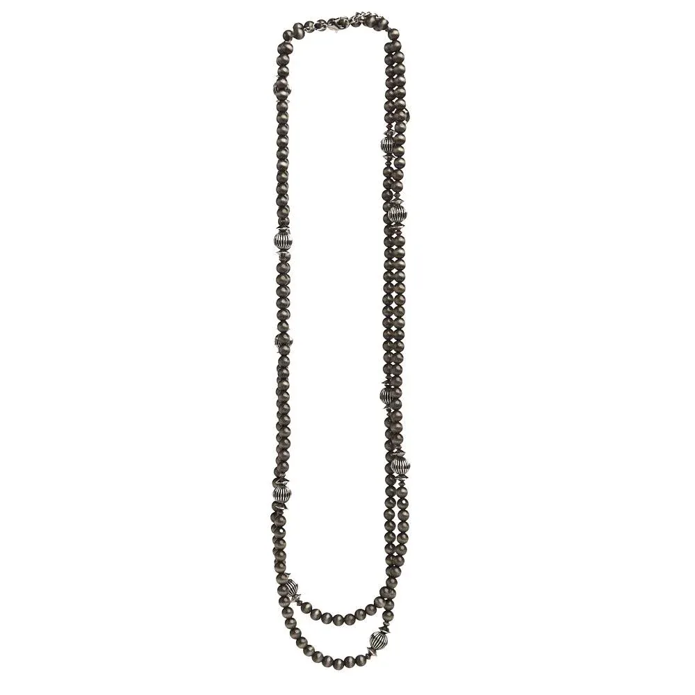 West And Company Navajo Pearl Long Necklace