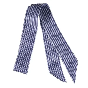 West And Company Navy & White Striped Twilly