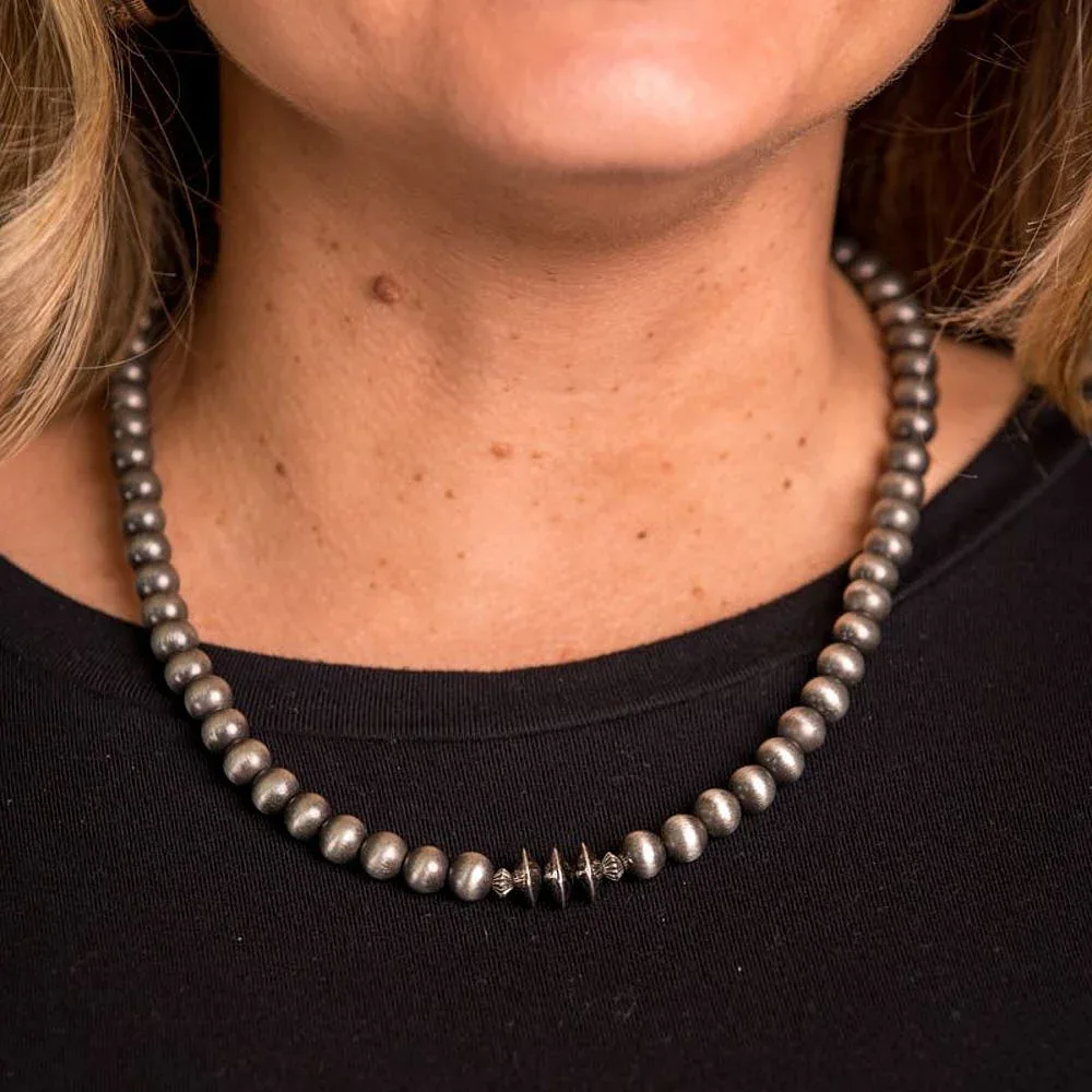 West And Company Silver Navajo Pearl Necklace - Image 2