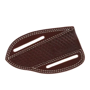 Western Fashion Circle SH Cutlery Basket Weave Pancake Knife Sheath