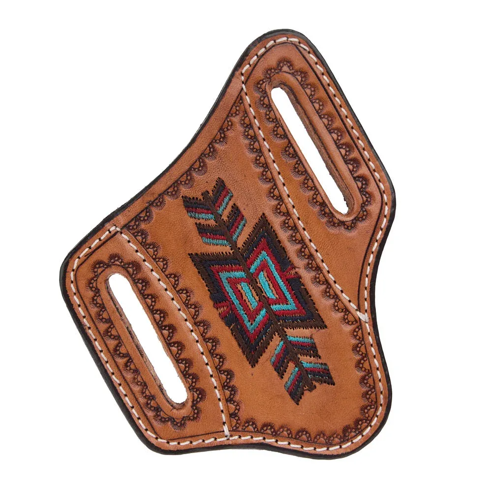 Western Fashion Circle SH Cutlery Embroidered Pancake Sheath