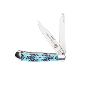 Western Fashion Circle SH Cutlery Multi Blue Folding Knife