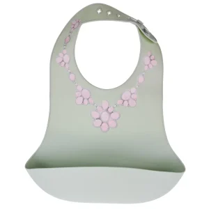 Western Grande Baby Pink Cluster with Green Bib