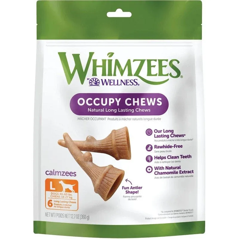 Whimzees Occupy Dog Dental Chews, Value Bag, Large, 12.7 oz