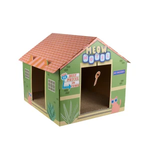 Whisker City® Cat Hut and Scratcher