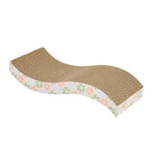 Whisker City® Flower Wavy Cat Scratch Corrugate