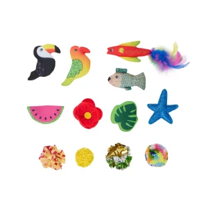 Whisker City® Fruit Value Pack Cat Toys 12-Pack