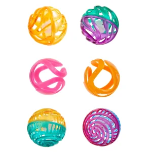 Whisker City® Fun Ball Cat Toy, 6 Pack (Color Varies)