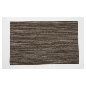 Whisker City® Lurex Grey Textured Cat Placemat for Food & Water Bowls, Non Skid, 17.5 IN x 11 IN