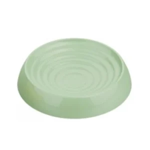 Whisker City® Melamine Cat Bowl, Whisker Friendly, Green, 7 FL OZ, 6.77 IN X 6.77 IN X 1.18 IN