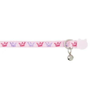 Whisker City® Pink Princess Cat Collar, Pink Cat Collar, Break-Away Collar, Multiple Sizes