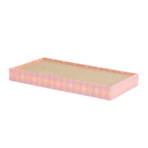 Whisker City® Plaid Star Cat Scratch Corrugate