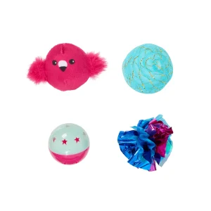 Whisker City® Plush Balls 4-Pack