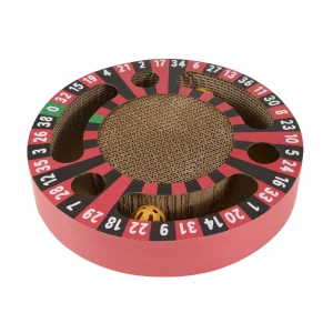 Whisker City® Roulette Scratch Track Cat Toys