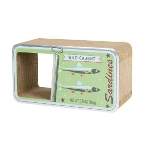 Whisker City® Sardines Can Cat Scratch Hut