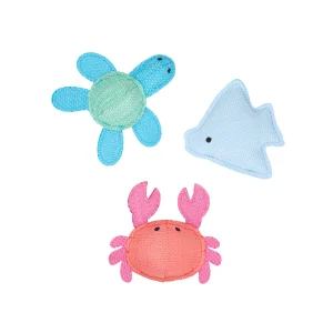 Whisker City® Sea Creatures Cat Toys 3-Pack