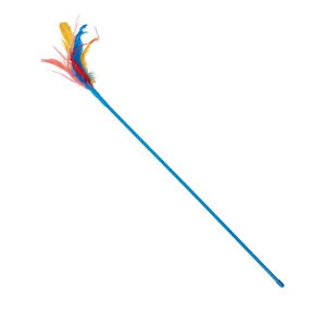 Whisker City® Teaser With Feathers Cat Toys
