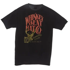Whiskey Bent Hat Co Black Buck Tee Shirt