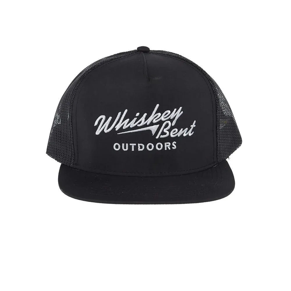 Whiskey Bent Hat Co Black Outdoors Cap