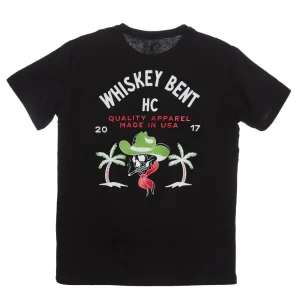 Whiskey Bent Hat Co Mens Black Tequila Time Tee