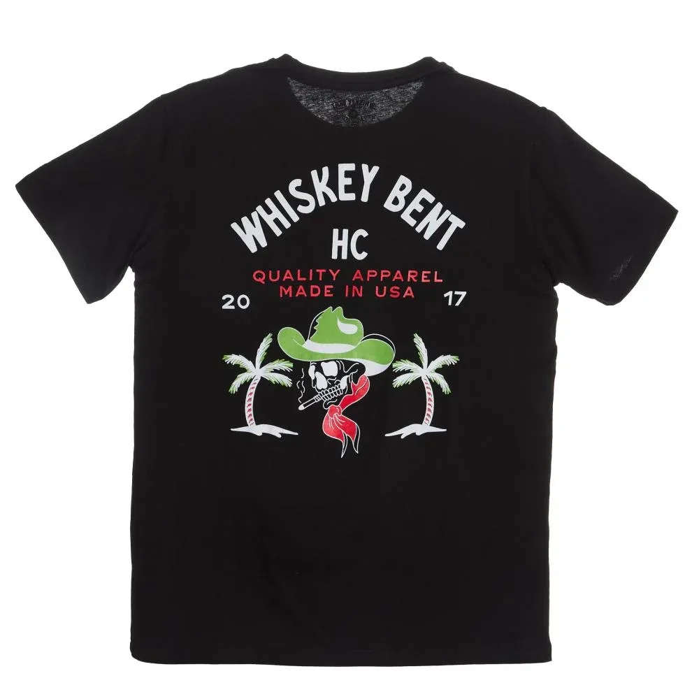 Whiskey Bent Hat Co Mens Black Tequila Time Tee
