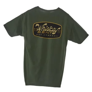 Whiskey Bent Hat Co Olive Damon Tee Shirt