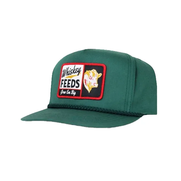 Whiskey Bent Hat Co The Grazer Green Cap - Image 2