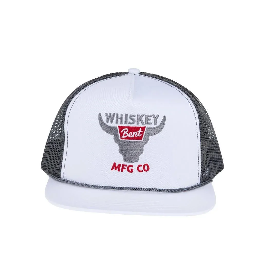 Whiskey Bent Hat Co White Banquet Cap