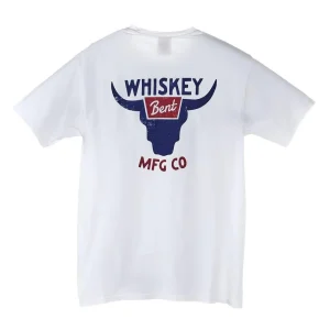 Whiskey Bent Hat Co White Bull Tee Shirt
