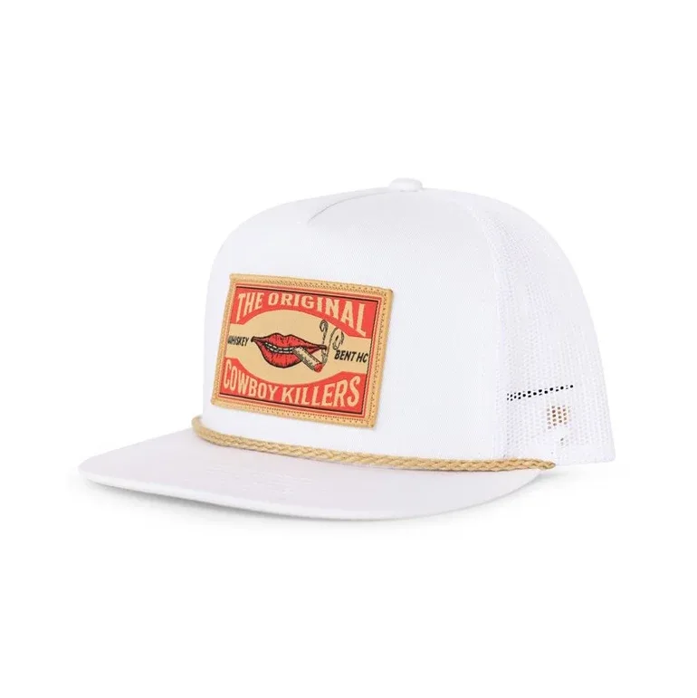 Whiskey Bent Hat Co White Matchbox Cap - Image 2