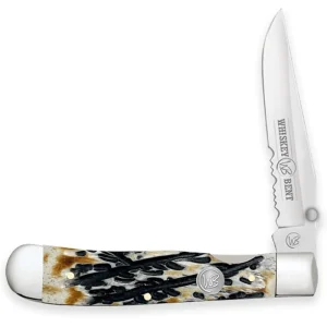 Whiskey Bent Knives Locking Trapper Folding Pocket Knife 4.125