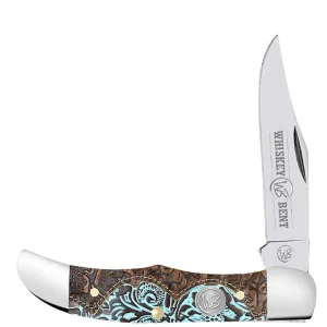 Whiskey Bent Knives Tooled Country Mini Hunter