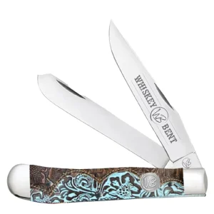 Whiskey Bent Knives Tooled Country Trapper