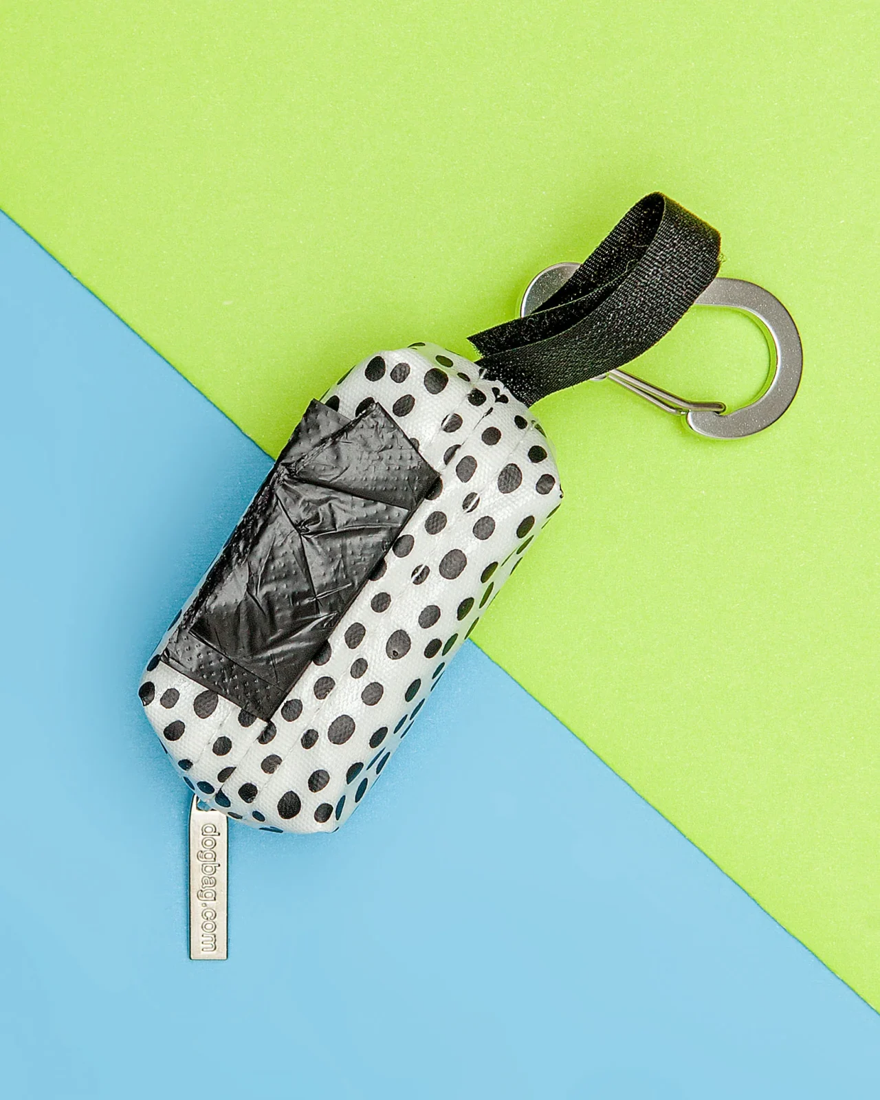 White with Black Spots Waste Bag Dispenser <> - Image 2