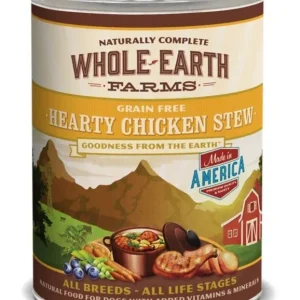 Whole Earth Farms Chicken Stew Can Dog Food 12pk