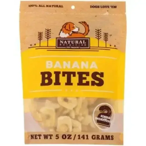 Wholesome Pride Banana Bites Dog Treats