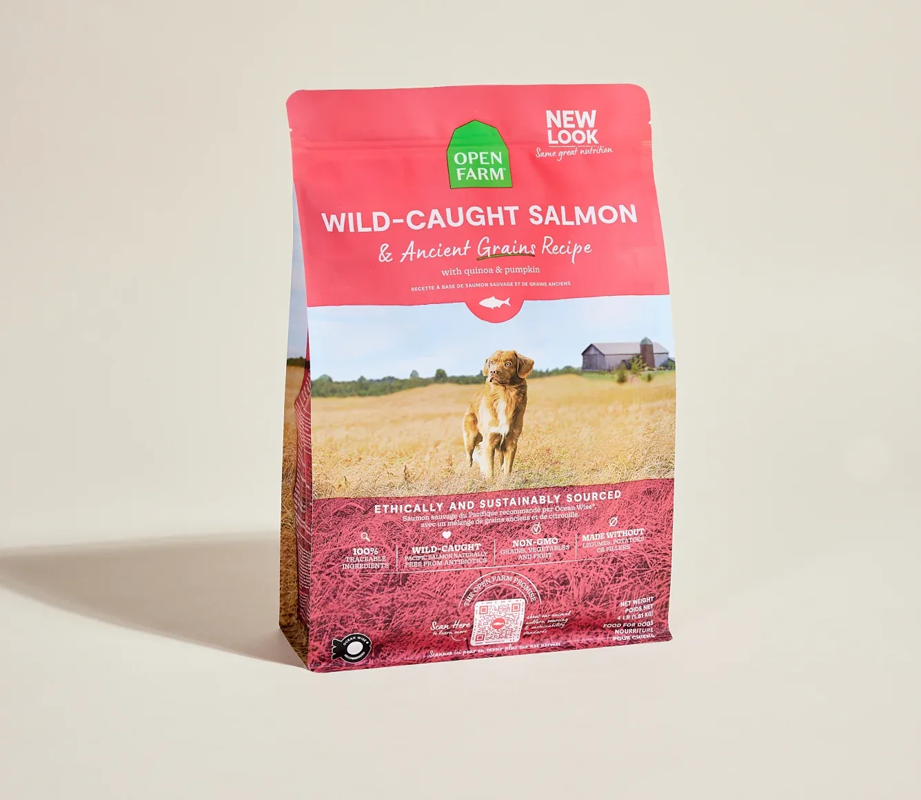 Wild-Caught Salmon & Ancient Grains Dog Kibble - Image 2