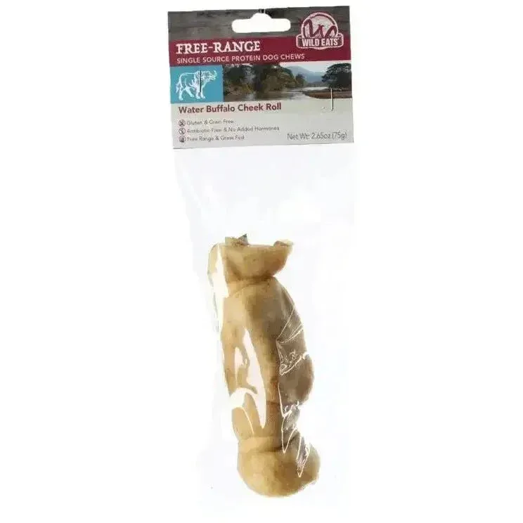 Wild Eats Cheek Chew 5-6" Cheek Roll Dog Treat