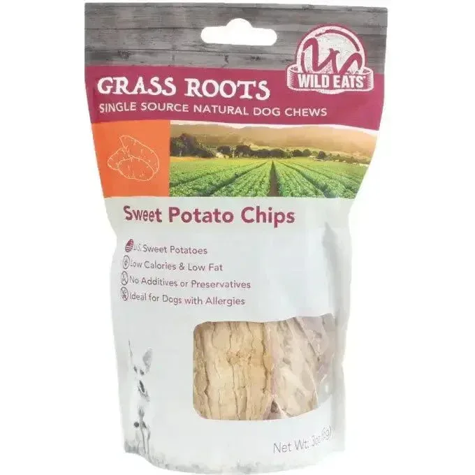 Wild Eats Sweet Potato Chips Dog Treat 3 oz