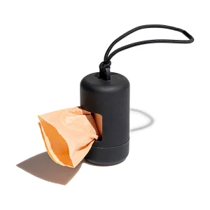 Wild One Dog Poop Bag Carrier, Waste Bag Carrier, Includes 1 Roll of Poop Bags, Colors Vary