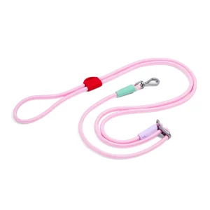 Wild One Hands Free Rope Dog Leash Bubblegum