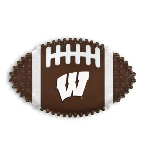 Wisconsin Hard Nylon Football Dog Chew Toy